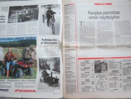 Koneviesti 1997 nr 10 - Nelivedot maastossa, Kauppa panostaa omiin näyttelyihin, Massey Ferguson 4200-sarja -Kolmisatasten korvaajat,Kasvu jatkuu myös alkuvuonna,ym.