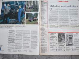 Koneviesti 1997 nr 9 - Vuodessa testattava 5000 ruiskua, Lisätuottoja luontomatkailusta, Dieselmoottorin korjaus, osa IV -Mootori käyntikuntoon,Hyviä oivalluksia,ym.