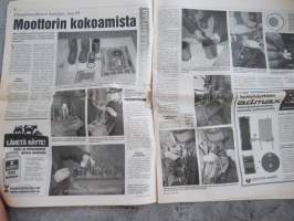 Koneviesti 1997 nr 8 - Kiedontamuovi hyötykäyttöön, Dieselmoottorin korjaus, osa III - Moottorin kokoamista, Vetovoiman ja vetotehon tarve - Suorakylvökoneessa, ym.