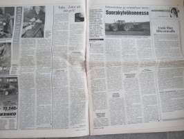 Koneviesti 1997 nr 8 - Kiedontamuovi hyötykäyttöön, Dieselmoottorin korjaus, osa III - Moottorin kokoamista, Vetovoiman ja vetotehon tarve - Suorakylvökoneessa, ym.