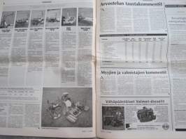 Koneviesti 1997 nr 7 - Onko turpeella tulevaisuutta?, Kuuden kiedontakoneen paalausurakka päätökseen,Nurmikoneet -Plussat ja miinukset,Arvostelun taustakommentit,ym.