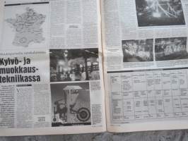 Koneviesti 1997 nr 7 - Onko turpeella tulevaisuutta?, Kuuden kiedontakoneen paalausurakka päätökseen,Nurmikoneet -Plussat ja miinukset,Arvostelun taustakommentit,ym.