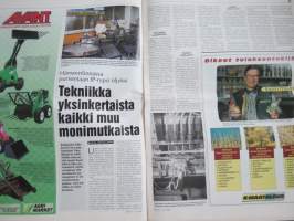 Koneviesti 1997 nr 7 - Onko turpeella tulevaisuutta?, Kuuden kiedontakoneen paalausurakka päätökseen,Nurmikoneet -Plussat ja miinukset,Arvostelun taustakommentit,ym.