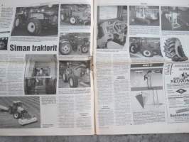 Koneviesti 1997 nr 6 - Muokkausajankohta ja typpiriskit, Siman traktorit, urakoitsijakoneet Sima-näyttelyn päätähtiä, Elhon niittomurskaimet rynnistävät Ranskaan,ym.