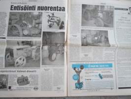 Koneviesti 1997 nr5 -Hakkuun hinta harhauttaa ensiharvennuksilla,Dieselmoottorin korjaus,osa II,Konevanhuksia -Entisöinti nuorentaa,Uusi ase viljojen rikantorjuntaan