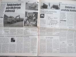 Koneviesti 1997 nr 4 - &quot;Helpot&quot; investoinnit jatkuvat, Tosi miehen iso Linkku, Traktorin veroinen raivaus-jyrsin, Kirovits-traktorissa on voimaa ja rautaa, ym.