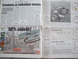 Koneviesti 1997 nr 4 - &quot;Helpot&quot; investoinnit jatkuvat, Tosi miehen iso Linkku, Traktorin veroinen raivaus-jyrsin, Kirovits-traktorissa on voimaa ja rautaa, ym.