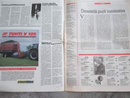 Koneviesti 1997 nr 3 - Dieseleitä puoli vuosisataa,Dieselmoottorin korjaus,osa I -Sylinterikannen kunnostus,Renkaan irrottaja,Torju torjunta-aineiden liikakäyttö,ym.