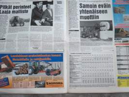 Koneviesti 1997 nr 3 - Dieseleitä puoli vuosisataa,Dieselmoottorin korjaus,osa I -Sylinterikannen kunnostus,Renkaan irrottaja,Torju torjunta-aineiden liikakäyttö,ym.