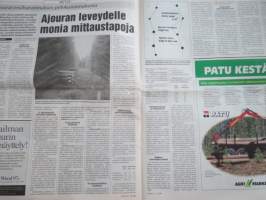Koneviesti 1997 nr 3 - Dieseleitä puoli vuosisataa,Dieselmoottorin korjaus,osa I -Sylinterikannen kunnostus,Renkaan irrottaja,Torju torjunta-aineiden liikakäyttö,ym.