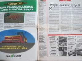 Koneviesti 1997 nr 2 - Projekteista kohti pysyvää, New Holland L85 - Hienostelematon perustraktori, Lumilana, Starttilannos-tekniikan menetelmät, ym.