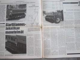 Koneviesti 1997 nr 2 - Projekteista kohti pysyvää, New Holland L85 - Hienostelematon perustraktori, Lumilana, Starttilannos-tekniikan menetelmät, ym.