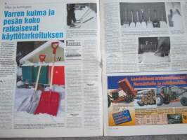 Koneviesti 1997 nr 2 - Projekteista kohti pysyvää, New Holland L85 - Hienostelematon perustraktori, Lumilana, Starttilannos-tekniikan menetelmät, ym.