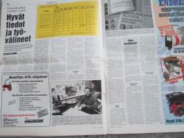 Koneviesti 1997 nr 2 - Projekteista kohti pysyvää, New Holland L85 - Hienostelematon perustraktori, Lumilana, Starttilannos-tekniikan menetelmät, ym.