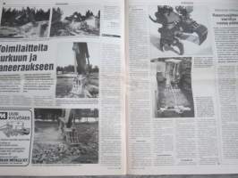 Koneviesti 1997 nr 2 - Projekteista kohti pysyvää, New Holland L85 - Hienostelematon perustraktori, Lumilana, Starttilannos-tekniikan menetelmät, ym.