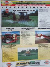 Koneviesti 1997 nr 2 - Projekteista kohti pysyvää, New Holland L85 - Hienostelematon perustraktori, Lumilana, Starttilannos-tekniikan menetelmät, ym.