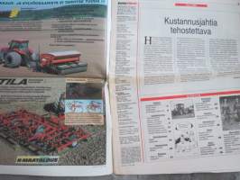 Koneviesti 1997 nr 1 - Kustannusjahtia tehostettava, Monipuolinen järjestelmätraktori, Veikko Lifflanderin traktoriproto - Kymmenen vuoden työ, ym.