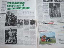 Koneviesti 1997 nr 1 - Kustannusjahtia tehostettava, Monipuolinen järjestelmätraktori, Veikko Lifflanderin traktoriproto - Kymmenen vuoden työ, ym.