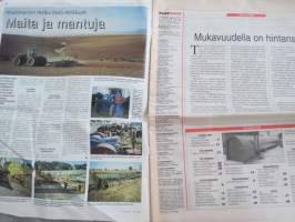 Koneviesti 1998 nr 24 - Mukavuudella on hintansa, Suursäkintyhjennin, haarukkatrukki, klapikone, paalipihti... - Monitoimilaite etukuormaimeen, Riskit kuriin, ym.