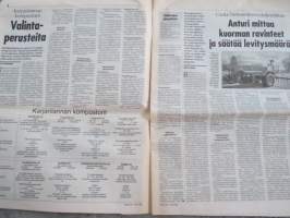 Koneviesti 1998 nr 24 - Mukavuudella on hintansa, Suursäkintyhjennin, haarukkatrukki, klapikone, paalipihti... - Monitoimilaite etukuormaimeen, Riskit kuriin, ym.