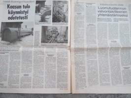 Koneviesti 1998 nr 24 - Mukavuudella on hintansa, Suursäkintyhjennin, haarukkatrukki, klapikone, paalipihti... - Monitoimilaite etukuormaimeen, Riskit kuriin, ym.