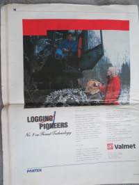 Koneviesti 1998 nr 24 - Mukavuudella on hintansa, Suursäkintyhjennin, haarukkatrukki, klapikone, paalipihti... - Monitoimilaite etukuormaimeen, Riskit kuriin, ym.