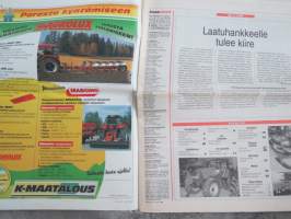 Koneviesti 1998 nr 22 - Laatuhankkeelle tulee kiire, Claas show - Peltopäivät Unkarissa, Isojoen Konehalli kasvoi, Keenan-apevaunun kelasekoittimella, ym.