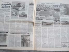 Koneviesti 1998 nr 22 - Laatuhankkeelle tulee kiire, Claas show - Peltopäivät Unkarissa, Isojoen Konehalli kasvoi, Keenan-apevaunun kelasekoittimella, ym.