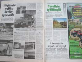Koneviesti 1998 nr 22 - Laatuhankkeelle tulee kiire, Claas show - Peltopäivät Unkarissa, Isojoen Konehalli kasvoi, Keenan-apevaunun kelasekoittimella, ym.