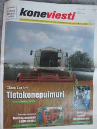 Koneviesti 1998 nr 19 - Puimuribuumin uskotaan jatkuvan, Matti Tanilasta Suomen mestari tänäkin vuonna, Kyntötaito puntarissa, Rehumaissi menestyy Suomessakin, ym.