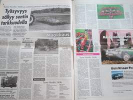 Koneviesti 1998 nr 18 -Kasvipeitevaatimuksesta kasvipeitesuunnitteluun,New Holland 544 -Tiukkoja paaleja,Tume Nordic 5606 ja automaattinen muokkaussyvyyden säilytys.