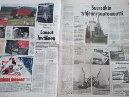Koneviesti 1998 nr 18 -Kasvipeitevaatimuksesta kasvipeitesuunnitteluun,New Holland 544 -Tiukkoja paaleja,Tume Nordic 5606 ja automaattinen muokkaussyvyyden säilytys.