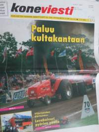 Koneviesti 1998 nr 16 - Liukkaita mielikuvia, EM-vetokisat Englannissa, Case IH CX - sarja, Viljelijöiden teknologiahanke, Kokeilussa Rikkamestari-liekitin, ym.