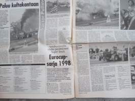 Koneviesti 1998 nr 16 - Liukkaita mielikuvia, EM-vetokisat Englannissa, Case IH CX - sarja, Viljelijöiden teknologiahanke, Kokeilussa Rikkamestari-liekitin, ym.