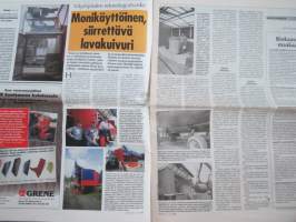 Koneviesti 1998 nr 16 - Liukkaita mielikuvia, EM-vetokisat Englannissa, Case IH CX - sarja, Viljelijöiden teknologiahanke, Kokeilussa Rikkamestari-liekitin, ym.