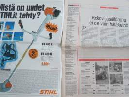 Koneviesti 1998 nr 15 - Kokoviljasäilörehu ei ole vain hätäkeino, Tractor Pullingin PM-kisat jurvassa, Masinistien huippukokous, Oulun maatalousnäyttely, ym.