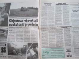 Koneviesti 1998 nr 15 - Kokoviljasäilörehu ei ole vain hätäkeino, Tractor Pullingin PM-kisat jurvassa, Masinistien huippukokous, Oulun maatalousnäyttely, ym.