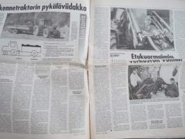 Koneviesti 1998 nr 14 - Sivutuote vai ongelmajäte?, Liikennetraktorin pykäläviidakko, Etukuormaimia verkoston voimin, Deutz-Fahr Matekolle, Matkalle Italiaan, ym.