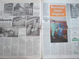 Koneviesti 1998 nr 14 - Sivutuote vai ongelmajäte?, Liikennetraktorin pykäläviidakko, Etukuormaimia verkoston voimin, Deutz-Fahr Matekolle, Matkalle Italiaan, ym.