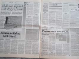 Koneviesti 1998 nr 13 - Joustavatko merkkiosien hinnat koskaan?, Fahrille jatkoaikaa - Leikkuu-puimurin peruskuormitus, Varaosia kolmasosahinnalla, Juko XJ200, ym.