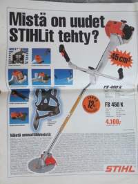 Koneviesti 1998 nr 12 - Varaosapäivystys tarpeen keväisinkin, Väderstad CS 13 - kultivaattori - Tasaista jälkeä, Edenhall 723 - Tehokone jurtinnostoon, ym.