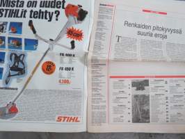 Koneviesti 1998 nr 9 - Renkaiden pitokyvyssä suuria eroja, Löytyykö pitoa?, Valtra ja Harkov - Yhteistyötä viritellään, Karhujen käsittelemä RKP, ym.ym.