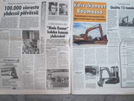 Koneviesti 1998 nr 9 - Renkaiden pitokyvyssä suuria eroja, Löytyykö pitoa?, Valtra ja Harkov - Yhteistyötä viritellään, Karhujen käsittelemä RKP, ym.ym.