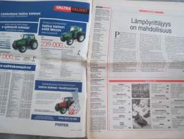Koneviesti 1998 nr 8 - Lämpöyrittäjyys on mahdollisuus, Pienellä porukalla pitkää päivää, Puskuriksi ja kuivan viljan varastoksi, ym.