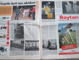 Koneviesti 1998 nr 8 - Lämpöyrittäjyys on mahdollisuus, Pienellä porukalla pitkää päivää, Puskuriksi ja kuivan viljan varastoksi, ym.