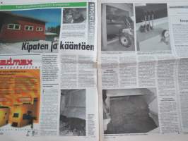 Koneviesti 1998 nr 8 - Lämpöyrittäjyys on mahdollisuus, Pienellä porukalla pitkää päivää, Puskuriksi ja kuivan viljan varastoksi, ym.
