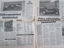Koneviesti 1998 nr 7 - On tutkittu, Multiseed, Agrimaster, Rapid - Kiekkovannaskoneet käyttötestissä, Juko säilyttää kylvösyvyyden tasaisena, ym.