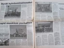 Koneviesti 1998 nr 7 - On tutkittu, Multiseed, Agrimaster, Rapid - Kiekkovannaskoneet käyttötestissä, Juko säilyttää kylvösyvyyden tasaisena, ym.
