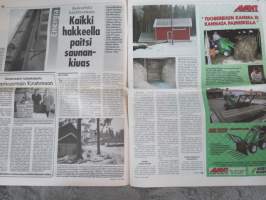 Koneviesti 1998 nr 2 - Huimaa kehitystä, Valtra ja Zuidberg Techniek - Etunostolaite ja -voimanotto kotimaiseen traktoriin, Sampo-Rosenlew Oy - Tulosta syntyy, ym.