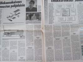 Koneviesti 1998 nr 2 - Huimaa kehitystä, Valtra ja Zuidberg Techniek - Etunostolaite ja -voimanotto kotimaiseen traktoriin, Sampo-Rosenlew Oy - Tulosta syntyy, ym.
